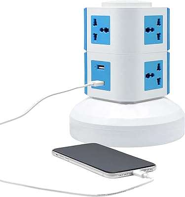 Extension tour multiprise verticale shockah® avec 2 ports usb cordon 3m uk eau base de chargement. DIAYTAR COTE D'IVOIRE  - La boutique en ligne qui rend les bonnes affaires accessibles à tous. Parcourez notre sélection de produits discount, de l'électroménager pratique à la mode abordable, tout en profitant de notre engagement envers la qualité. Ne payez plus trop cher pour ce dont vous avez besoin, faites vos achats malins chez nous !