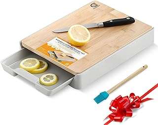 Planche à découper en bambou gouda avec plateau coulissant planche silicone bleu pour une préparation. Besoin de produits à petit prix ? DIAYTAR COTE D'IVOIRE  vous propose une large sélection d'articles discount, allant de la maison à l'électroménager en passant par l'informatique, la mode et les gadgets. Faites des économies en faisant vos achats chez nous !
