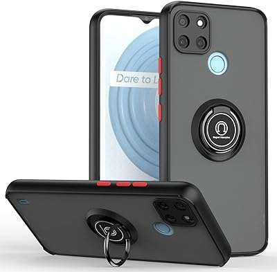 Oppo realme c25y   c21y étui de protection hybride souple contre les chocs avec anneau. Faites des économies avec DIAYTAR COTE D'IVOIRE, la boutique en ligne qui propose des produits discount pour tous. Que vous cherchiez des équipements pour la maison, des appareils électroménagers, des gadgets ou des vêtements tendance, nous avons tout ce dont vous avez besoin à des prix incroyables.