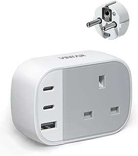 Adaptateur de prise britannique vers européenne adaptateur de voyage europe mis à la terre. Besoin de produits discount ? DIAYTAR COTE D'IVOIRE  est là pour vous ! Parcourez notre large éventail de produits allant des articles de maison aux gadgets dernier cri, et réalisez des économies sur chaque achat. Alors n'attendez plus, faites confiance à notre expertise pour vous offrir le meilleur au prix le plus bas !