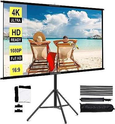 Écran de projecteur avec support écran de projection intérieur et extérieur de 100". Faites des économies sans sacrifier la qualité avec DIAYTAR COTE D'IVOIRE . Parcourez notre assortiment exceptionnel comprenant des appareils électroménagers dernier cri, des articles de décoration pour votre maison, des gadgets high-tech incontournables et des vêtements à la pointe de la mode, le tout à des prix défiant toute concurrence.