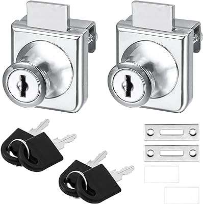 Serrure de porte en verre simple en alliage de zinc (avec 4 clés). DIAYTAR COTE D'IVOIRE  - votre solution tout-en-un pour des achats discount en ligne ! Découvrez notre gamme finale de produits, allant des indispensables de la maison aux dernières tendances de la mode et de la technologie. Obtenez les meilleurs prix sur une sélection variée d'articles, vous permettant de réaliser d'énormes économies tout en profitant de produits de qualité. Avec des options de livraison flexibles et une satisfaction garantie, nous faisons de votre expérience d'achat un jeu d'enfant !
