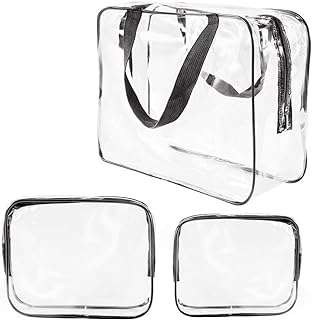 Trousse de toilette transparente pour femmes hommes et enfants grand sac étanche en vinyle. Vous cherchez des offres discount sur une large gamme de produits ? DIAYTAR COTE D'IVOIRE  est la réponse à vos besoins. Parcourez notre boutique en ligne et découvrez des articles de qualité à des prix défiant toute concurrence, que ce soit pour équiper votre maison, vous plonger dans l'univers de la mode ou trouver des gadgets tendance. Faites confiance à DIAYTAR COTE D'IVOIRE  pour des achats malins et économiques.