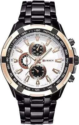 Montre militaire de luxe noire curren pour hommes boîtier en acier. Faites une affaire incroyable chez DIAYTAR COTE D'IVOIRE, votre destination en ligne pour des achats discount qui ne vident pas votre portefeuille ! Parcourez notre sélection complète de produits, des articles pour la maison aux gadgets dernier cri. Économisez sur les appareils informatiques de haute technologie et vos marques de mode préférées, tout en profitant d'une livraison rapide et d'un service client exceptionnel. Redéfinissez votre façon de magasiner avec nous et réalisez des économies substantielles dès maintenant !