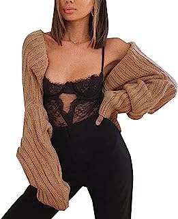 Cardigan court ouvert sur le devant pour femme avec manches longues et épaules. Faites des économies sans compromettre votre satisfaction avec DIAYTAR COTE D'IVOIRE . Notre boutique en ligne propose une variété de produits discount dans différentes catégories, de l'électronique à la mode. Trouvez tout ce dont vous avez besoin à des prix imbattables !