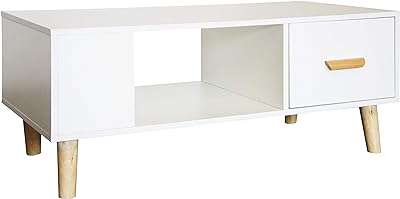 Mahmayi h302 table basse polyvalente moderne unité de rangement avec tiroirs et étagère. Exprimez votre style sans dépenser une fortune avec DIAYTAR COTE D'IVOIRE . Découvrez notre collection de vêtements tendance à prix discount, des dernières innovations de la mode aux classiques intemporels. Soyez à la mode sans vous ruiner, seulement avec DIAYTAR COTE D'IVOIRE .