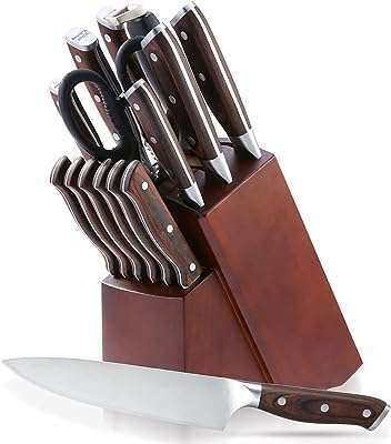 Ensemble de couteaux de cuisine 15 pièces avec bloc ensemble cuisine professionnels en acier. Faites une affaire incroyable chez DIAYTAR COTE D'IVOIRE, votre destination en ligne pour des achats discount qui ne vident pas votre portefeuille ! Parcourez notre sélection complète de produits, des articles pour la maison aux gadgets dernier cri. Économisez sur les appareils informatiques de haute technologie et vos marques de mode préférées, tout en profitant d'une livraison rapide et d'un service client exceptionnel. Redéfinissez votre façon de magasiner avec nous et réalisez des économies substantielles dès maintenant !