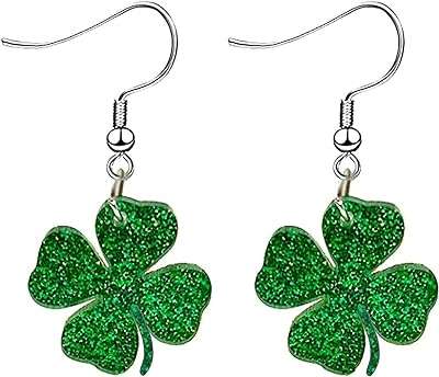 1 paire de boucles d'oreilles de la saint patrick pour femmes pendantes en acrylique. Faites des économies avec DIAYTAR COTE D'IVOIRE, la boutique en ligne qui propose des produits discount pour tous. Que vous cherchiez des équipements pour la maison, des appareils électroménagers, des gadgets ou des vêtements tendance, nous avons tout ce dont vous avez besoin à des prix incroyables.