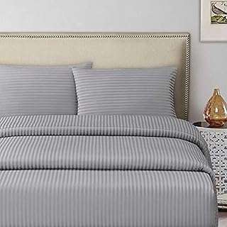 Drap housse rayé en satin kingtex 160 x 200 + 30 cm. Besoin de produits discount ? DIAYTAR COTE D'IVOIRE  est là pour vous ! Parcourez notre large éventail de produits allant des articles de maison aux gadgets dernier cri, et réalisez des économies sur chaque achat. Alors n'attendez plus, faites confiance à notre expertise pour vous offrir le meilleur au prix le plus bas !
