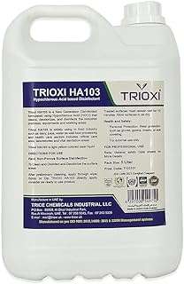 Désinfectant à base d'acide hypochloreux trioxy ha103 (5 litres). À la recherche de bonnes affaires ? DIAYTAR COTE D'IVOIRE  vous offre une large gamme de produits discount pour la maison, l'électroménager, l'informatique, la mode et les gadgets. Profitez de prix imbattables sans sacrifier la qualité !