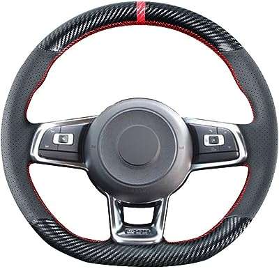 Couvre volant en fibre de carbone cousu main pour volkswagen. Faites des économies sans compromis sur la qualité avec DIAYTAR COTE D'IVOIRE  ! Notre boutique en ligne propose une vaste sélection de produits discount, des appareils électroménagers fiables aux articles de mode tendance, en passant par les équipements informatiques. Trouvez tout ce dont vous avez besoin à des prix défiant toute concurrence.