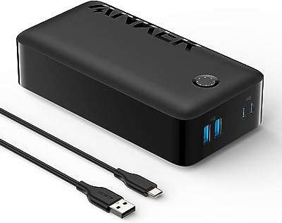 Anker power bank chargeur portable 347 (powercore 40k) batterie 40 000 mah avec chargement. DIAYTAR COTE D'IVOIRE  deviendra rapidement votre référence pour tous vos besoins discount en ligne. Découvrez notre vaste assortiment de produits allant des indispensables de la maison aux dernières innovations technologiques, en passant par les vêtements et les accessoires de mode à prix cassés. Profitez de notre offre exceptionnelle dès maintenant !