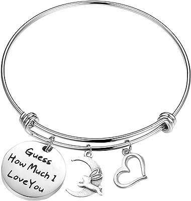 Bracelet pour mère et fille devine combien je t'aime cadeau d'appréciation en forme de lapin. Découvrez DIAYTAR COTE D'IVOIRE, la référence en ligne pour des achats discount. Trouvez tout ce dont vous avez besoin, des articles de maison aux dernières innovations technologiques, sans vous ruiner. Avec notre sélection variée et nos prix compétitifs, vous êtes sûr de trouver les meilleures affaires.