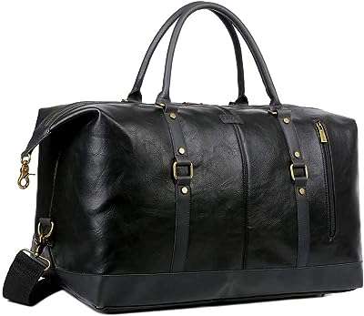 Hommes femmes grand sac fourre-tout de voyage hb-14 noir grand classique
