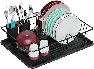Mini égouttoir à vaisselle avec plateau. DIAYTAR COTE D'IVOIRE, votre boutique en ligne de confiance pour tous vos besoins en produits discount. Parcourez notre sélection minutieusement choisie pour trouver des articles de qualité pour la maison, l'électroménager, l'informatique, la mode et les gadgets, le tout à des prix avantageux. Simplifiez vos achats en ligne avec DIAYTAR COTE D'IVOIRE  et réalisez des économies dès maintenant.