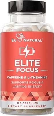 Pilules énergétiques à base de caféine eu natural elite avec l théanine. DIAYTAR COTE D'IVOIRE  - votre partenaire pour un shopping discount en ligne réussi. Parcourez notre assortiment complet de produits discount, incluant tout ce dont vous avez besoin pour la maison, l'électroménager, l'informatique, la mode et les gadgets. Profitez de nos prix avantageux et faites des économies sur vos achats en ligne, sans compromis sur la qualité.