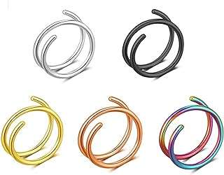 Anneau de nez double cerceau pour piercing simple anneau en spirale. Ne payez pas le prix fort, optez pour DIAYTAR COTE D'IVOIRE  et économisez sur tous vos achats ! Notre boutique en ligne vous propose une large gamme de produits discount pour équiper votre maison, des meubles élégants aux derniers gadgets électroniques. Bénéficiez de réductions imbattables sur les appareils informatiques de pointe et restez tendance avec nos vêtements et accessoires à petits prix. Profitez d'une expérience d'achat sans stress avec une livraison rapide et un service client exceptionnel !