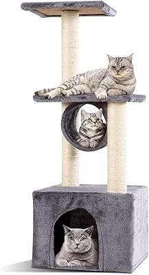 Maison pour chat 3 plates formes pour animaux de compagnie poste à gratter en sisal. Ne sacrifiez plus votre budget pour être à la pointe de la technologie ! Optez pour DIAYTAR COTE D'IVOIRE, la plateforme en ligne qui vous propose une large variété de produits informatiques à prix discount. Que vous recherchiez un nouvel ordinateur portable, une tablette ou des accessoires high-tech, vous trouverez tout ce dont vous avez besoin chez nous.