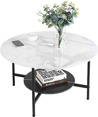 Tables basses rondes avec plateau en marbre : table basse à. À la recherche de bonnes affaires ? DIAYTAR COTE D'IVOIRE  vous offre une large gamme de produits discount pour la maison, l'électroménager, l'informatique, la mode et les gadgets. Profitez de prix imbattables sans sacrifier la qualité !