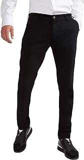 Pantalon chino extensible en sergé lamartina pour homme. Bienvenue chez DIAYTAR COTE D'IVOIRE, votre destination de choix pour dénicher des bonnes affaires en ligne. Explorez notre sélection de produits discount allant des indispensables de la maison aux dernières nouveautés informatiques et mode, et profitez de notre engagement à vous offrir des prix compétitifs.