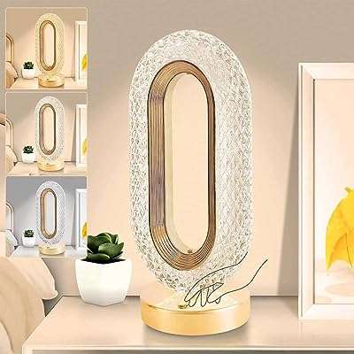 Lampe de table en cristal led tactile moderne de luxe pour chambre. Simplifiez vos achats et épargnez chez DIAYTAR COTE D'IVOIRE, votre boutique en ligne ultime pour des trouvailles discount. Parcourez notre catalogue de produits, allant des articles de cuisine astucieux aux appareils électroniques de dernière génération. Restez branché avec notre sélection d'appareils informatiques à prix réduits et accordez-vous une excellente garde-robe avec des vêtements à la mode à prix imbattables. Avec des options de livraison rapides et une satisfaction garantie, nous vous aidons à réaliser des économies en un seul clic !