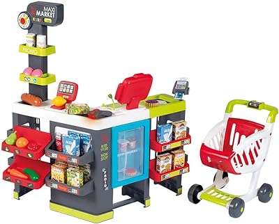 Smoby 7600350235 jeu de rôle pour enfants au supermarché magasin éducatif. DIAYTAR COTE D'IVOIRE, votre partenaire de shopping discount en ligne, regroupe une large gamme de produits à prix cassés pour tous les amateurs de bonnes affaires. Faites des économies sur vos achats de la maison à l'électroménager, de l'informatique à la mode, grâce à DIAYTAR COTE D'IVOIRE !