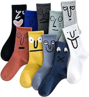 Chaussettes emoji drôles mignonnes en coton coloré pour femmes cadeaux pack de 10. Découvrez DIAYTAR COTE D'IVOIRE, la boutique en ligne où vous pouvez trouver tout ce dont vous avez besoin à prix réduit. Faites des économies sur les produits de la maison, l'électroménager, l'informatique, la mode et bien plus encore. Parcourez notre sélection variée et dénichez les meilleures affaires dès maintenant!