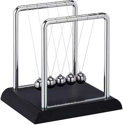 Grande boule d'équilibre glitz newton cradle jouets de bureau et gadgets. DIAYTAR COTE D'IVOIRE  - votre guichet unique pour des produits discount dans tous les domaines. Redécorez votre maison, améliorez votre cuisine, restez à la pointe de la mode et profitez des derniers gadgets, le tout à des prix exceptionnels. Dites adieu aux achats coûteux et bienvenue aux bonnes affaires !