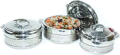 Ensemble de 3 casseroles en acier inoxydable hot pot 2500 ml. DIAYTAR COTE D'IVOIRE  - La meilleure adresse pour des prix imbattables sur une vaste sélection de produits. Que vous recherchiez des articles pour votre maison, votre informatique ou votre garde-robe, nous avons tout ce qu'il vous faut à prix discount. Explorez notre site dès maintenant et profitez des meilleures affaires en ligne!