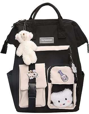 Sac à dos kawaii avec épingle et accessoires joli sac d'école pour filles. Besoin de renouveler votre électroménager à petit prix ? Rendez-vous sur DIAYTAR COTE D'IVOIRE, la référence en ligne pour des produits de qualité à prix discount. Avec notre sélection diversifiée, vous trouverez facilement l'équipement parfait pour votre maison, sans vous ruiner.