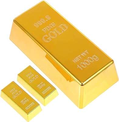 Sac ange 3 pièces faux lingot d'or brique pile trésor jouet. Ne cherchez plus ailleurs, DIAYTAR COTE D'IVOIRE  est là pour vous offrir une multitude de produits discount pour toutes vos envies. Explorez notre catalogue diversifié comprenant des articles pour la maison, des appareils électroménagers abordables, des gadgets tendances et bien plus encore, le tout à des prix compétitifs.