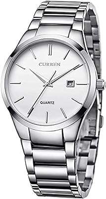 Montre bracelet classique pour hommes avec bracelet en acier noir argenté quartz analogique avec affichage de la date. Parcourez DIAYTAR COTE D'IVOIRE, votre plateforme en ligne incontournable pour l'achat de produits discount. Que vous recherchiez des articles pour votre maison, des outils électroniques ou des accessoires de mode, nous avons tout ce qu'il vous faut à des prix incroyables, sans compromettre la qualité.
