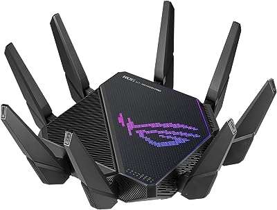 Routeur de jeu extensible asus rog rapture gta x11000 pro tri band. Ne cherchez plus, DIAYTAR COTE D'IVOIRE  est le site discount ultime pour toutes vos envies shopping. Laissez-vous surprendre par notre gamme variée, allant des produits pour la maison aux accessoires high-tech indispensables à la vie moderne, et bénéficiez des prix les plus bas du marché. Explorez notre boutique en ligne dès aujourd'hui et faites de bonnes affaires en un clic !