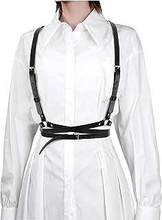 Ceinture punk pour femmes en cuir pu entrejambe réglable et superposé. DIAYTAR COTE D'IVOIRE  - le paradis du shopping à prix cassé ! Parcourez notre catalogue en ligne et découvrez une multitude de produits à prix discount, allant des articles de la maison aux gadgets high-tech les plus branchés. Profitez de taux de remise incroyables sur tous vos achats.