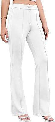 Pantalon de travail de bureau pour femmes taille haute jambes larges couleur unie avec fermeture. Découvrez DIAYTAR COTE D'IVOIRE  et profitez de notre sélection exceptionnelle de produits discount à des prix imbattables. Que vous recherchiez des appareils électroménagers de qualité, des gadgets high-tech dernier cri ou des accessoires de mode à petit prix, vous trouverez tout cela dans notre boutique en ligne.