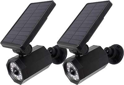Fausse caméra de sécurité à énergie solaire lumière détecteur de mouvement avec panneau. Bienvenue chez DIAYTAR COTE D'IVOIRE, votre guichet unique pour des achats discount en ligne. Parcourez notre catalogue étendu et trouvez des articles variés, allant de l'électroménager pratique à la dernière mode, le tout à des prix imbattables. Profitez de la qualité sans compromis tout en maximisant vos économies chez nous.