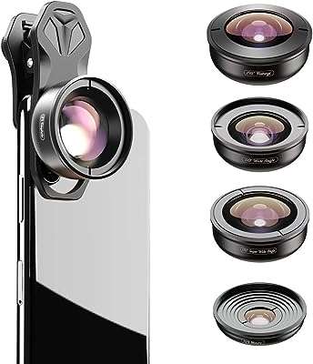 Kit d'objectif d'appareil photo de téléphone apexel 5 en 1 2 téléobjectifs. DIAYTAR COTE D'IVOIRE, votre destination en ligne pour des produits de maison à prix réduits. Découvrez notre vaste collection d'articles pour la cuisine, la décoration, le rangement et bien plus encore. Avec nous, équiper votre maison devient simple et économique.