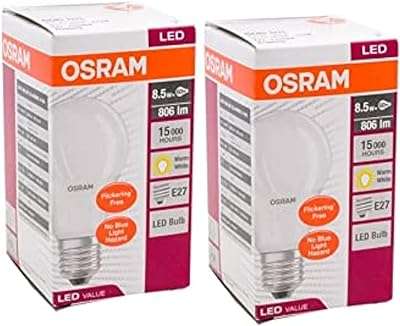 Ampoule led osram e27 85 w lumière blanche chaude ensemble de 2. DIAYTAR COTE D'IVOIRE  - la boutique en ligne par excellence pour des achats malins. Explorez notre gamme complète de produits discount, allant des indispensables pour la maison à la dernière technologie, sans oublier les dernières tendances mode. Économisez gros en achetant intelligemment avec nous.