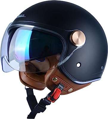 Casque de moto ouvert pour adulte homologué dot vespa retro. Rendez votre shopping en ligne encore plus satisfaisant avec DIAYTAR COTE D'IVOIRE . Notre boutique propose une grande variété de produits discount pour tous les aspects de votre vie, de l'équipement de la maison aux gadgets à la mode. Profitez de nos prix compétitifs et trouvez des offres incroyables sur tous vos achats !