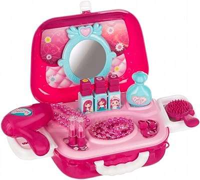 Jouets pour filles kit de valise de maquillage avec miroir de beauté pour enfants. Ne payez pas plus cher pour les mêmes produits ailleurs ! DIAYTAR COTE D'IVOIRE  propose une large gamme de produits de qualité à des prix discount. Trouvez tout ce dont vous avez besoin, des appareils ménagers aux gadgets dernier cri, et économisez de l'argent sans compromettre la qualité.