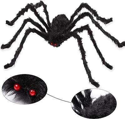 Ojois halloween effrayant araignée géante 2 m 200 cm noir grands faux cheveux pour décorations. DIAYTAR COTE D'IVOIRE  : la boutique en ligne incontournable pour des achats discount dans tous les domaines. Parcourez notre sélection variée allant des produits pour la maison à la technologie dernier cri en passant par la mode tendance. Obtenez des produits de qualité à des prix compétitifs, tout en profitant d'une expérience de shopping en ligne optimale avec DIAYTAR COTE D'IVOIRE  !
