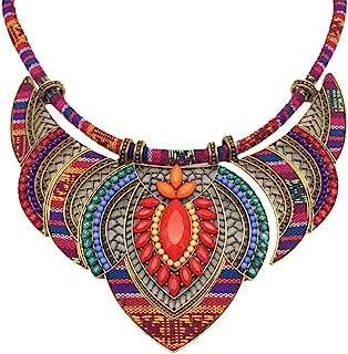 Col à bretelles brodé tribal festival ethnique coloré et épais sans. DIAYTAR COTE D'IVOIRE  : votre boutique en ligne discount préférée ! Faites des économies sur des articles essentiels pour votre vie quotidienne, de l'électroménager à l'informatique en passant par la mode et les gadgets. Ne cherchez plus, les meilleurs prix sont chez nous !