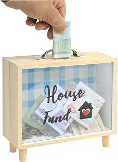 Tirelire adulte tirelire boîte à ombre décorative avec cadre en bois. DIAYTAR COTE D'IVOIRE, votre destination incontournable pour des produits discount de qualité. Que vous recherchiez des articles pour la maison, l'électroménager, l'informatique, la mode ou les gadgets, notre boutique en ligne saura répondre à tous vos besoins sans vous ruiner !