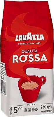 Café en grains qualita rossa de lavazza 250g. DIAYTAR COTE D'IVOIRE, la référence en matière de shopping discount en ligne. Découvrez notre vaste sélection de produits allant de la maison à l'informatique, en passant par l'électroménager et la mode. Avec des prix défiant toute concurrence, vous pourrez satisfaire toutes vos envies sans vous ruiner. Faites des économies tout en achetant des produits de qualité chez DIAYTAR COTE D'IVOIRE .