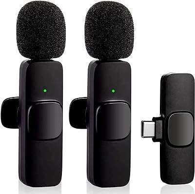 Microphone cravate sans fil pour téléphone de type c plug and play avec 2. DIAYTAR COTE D'IVOIRE  - la boutique en ligne par excellence pour des achats malins. Explorez notre gamme complète de produits discount, allant des indispensables pour la maison à la dernière technologie, sans oublier les dernières tendances mode. Économisez gros en achetant intelligemment avec nous.