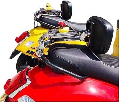 Dossier sissy bar réglable avec porte bagages pliable pour vespa gts 300 par m. DIAYTAR COTE D'IVOIRE  : votre boutique en ligne discount préférée ! Faites des économies sur des articles essentiels pour votre vie quotidienne, de l'électroménager à l'informatique en passant par la mode et les gadgets. Ne cherchez plus, les meilleurs prix sont chez nous !