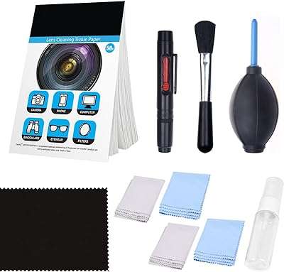 Kit de nettoyage d'appareil photo professionnel pour appareils reflex numériques  . Choisissez DIAYTAR COTE D'IVOIRE  pour des produits discount de qualité supérieure livrés directement chez vous. Que vous recherchiez des appareils électroménagers fiables, des produits informatiques performants ou des articles mode à la pointe des tendances, nous avons tout ce dont vous avez besoin à des prix abordables.