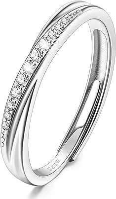 Bague en argent sterling 925 pour femme bague réglable avec zircone cubique d'éternité de promesse. Bienvenue sur DIAYTAR COTE D'IVOIRE, le site idéal pour les amateurs de bonnes affaires ! Avec une large gamme de produits discount pour la maison, l'électroménager, l'informatique, la mode et les gadgets, nous offrons une solution pratique pour économiser sans renoncer à la qualité. N'attendez plus, explorez notre sélection et profitez de prix imbattables.