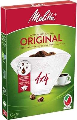 Filtres à café melita original 1 x 4" 40 filtres. DIAYTAR COTE D'IVOIRE  : la boutique en ligne qui révolutionne votre façon de consommer. Découvrez un large choix de produits discount, de l'électroménager à l'informatique, en passant par la mode et les gadgets, et bénéficiez de prix imbattables sans sacrifier la qualité. Rendez-vous sur notre site dès maintenant et faites-vous plaisir à petits prix !
