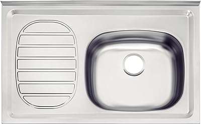 Évier de cuisine tramontina en acier inoxydable aisi 430 80x50cm |. Ne cherchez plus ailleurs, DIAYTAR COTE D'IVOIRE  offre une large gamme de produits discount en ligne. Faites des affaires exceptionnelles dans tous les domaines, qu'il s'agisse de l'informatique, de la maison ou de la mode. Avec notre sélection variée et notre engagement envers les prix bas, vous êtes sûr de trouver ce que vous recherchez.